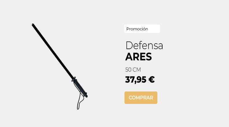 DEFENSA ARES 50 CM